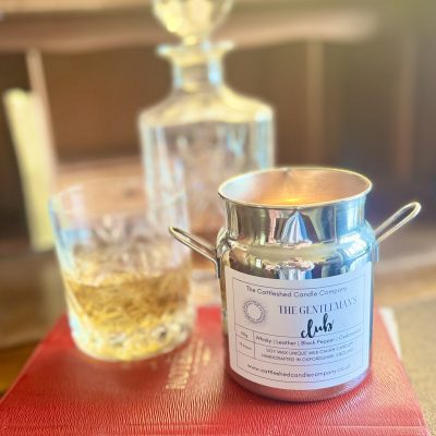 UNIQUE MILK CHURN CANDLE® WHISKY & LEATHER